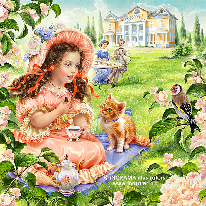 Иллюстрация на упаковку десерта.