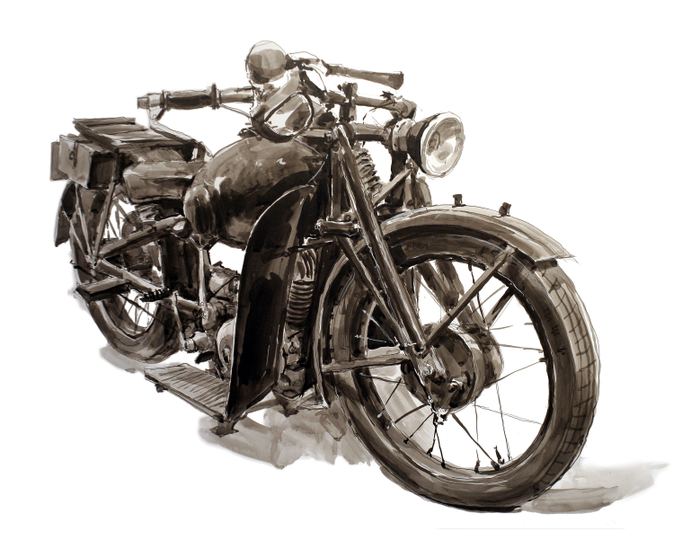 мотоцикл Л-300 "Красный октябрь"