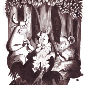 Зимовье зверей