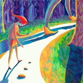 Иллюстрация "Мальчик-с-пальчик"