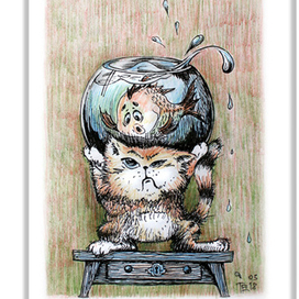 кот-аквариумист