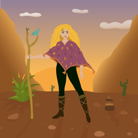 Desert girl