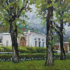 Вокзал в городе Пушкин