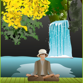 Медитация в тропическом лесу