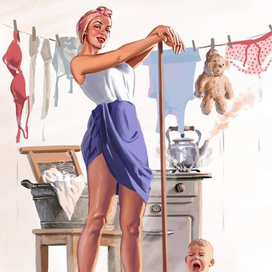 Уважайте труд домашних хозяек!