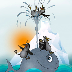 Весёлый кит