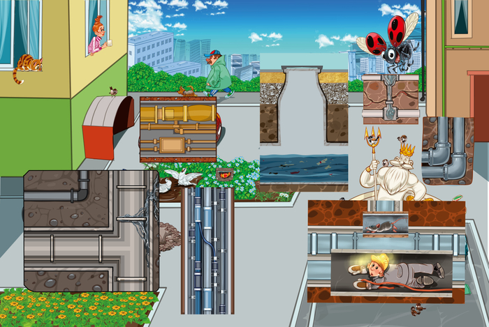 книжка с окошками