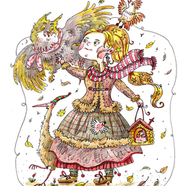 Дева, которая покровительствует птицам и носит звезды в волосах