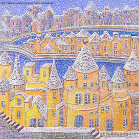 Зима в сказочном городе