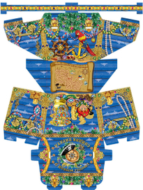 Новогодняя упаковка "Сундук Пирата"