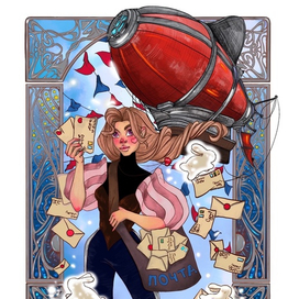 Стимпанк-почтальон