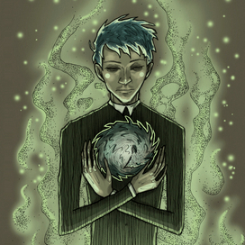 А внутрь посадили ежа