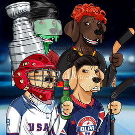 Dogs hockey NFT