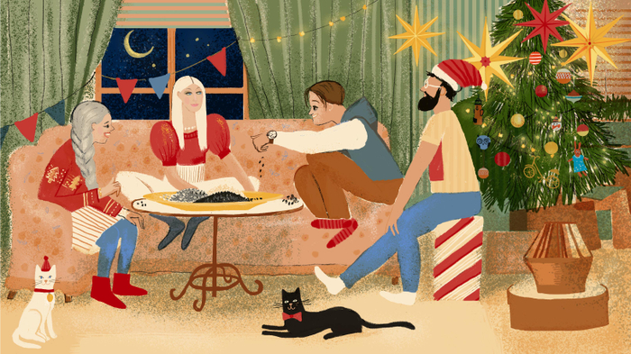 Из серии "Мы с друзьями на Новый год..."