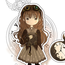Steampunk girl
