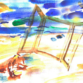 и когда мне тесно в старом доме, я сажусь у третьего окна...