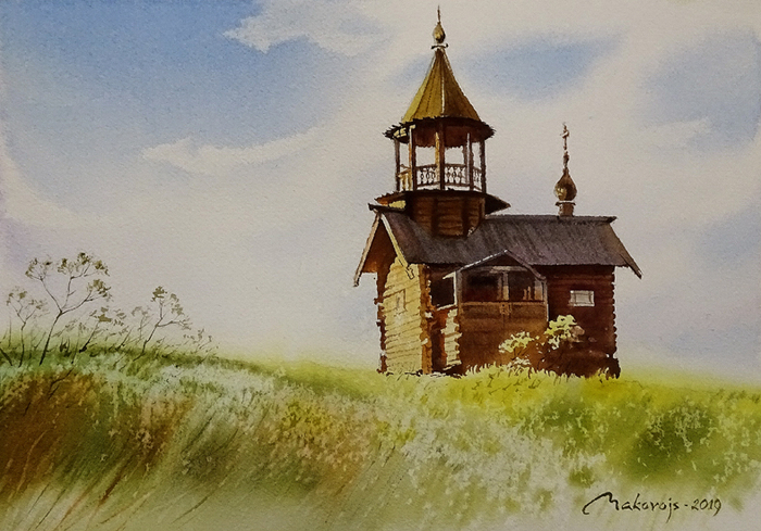 ,,Часовня Спаса Нерукотворного Образа на о.Кижи,,