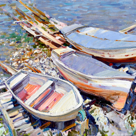 Лодки. Гурзуф.