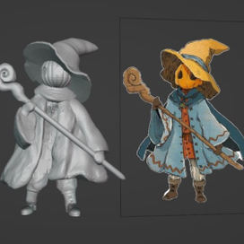 3д модель персонажа