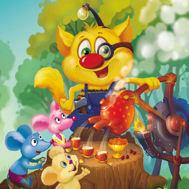 2. Иллюстрация к книге Е. Матюшкиной "Кот да Винчи. Оборотень разрушенного замка"