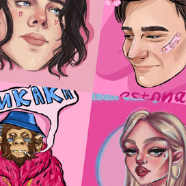 портреты обложки