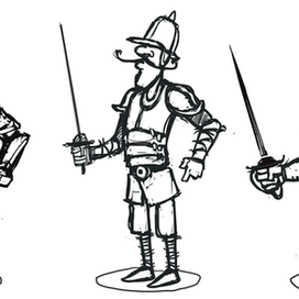 Sketch character develop