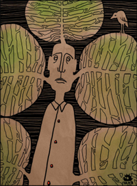 Несчастный кузен и бродячий куст