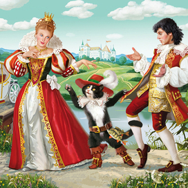 иллюстрация для пазлов 