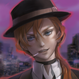 Накахара Чуя(аниме Bungou Stray Dogs)