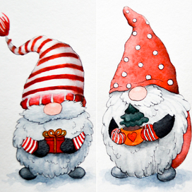 Новогодние гномики