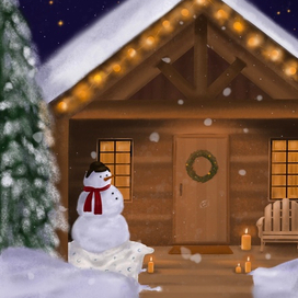 Новогодняя открытка 