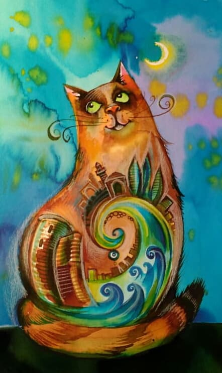 кот восточный №1