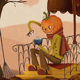 Тыквенный человечек