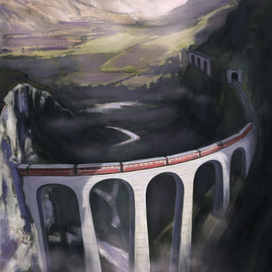 Утренний поезд