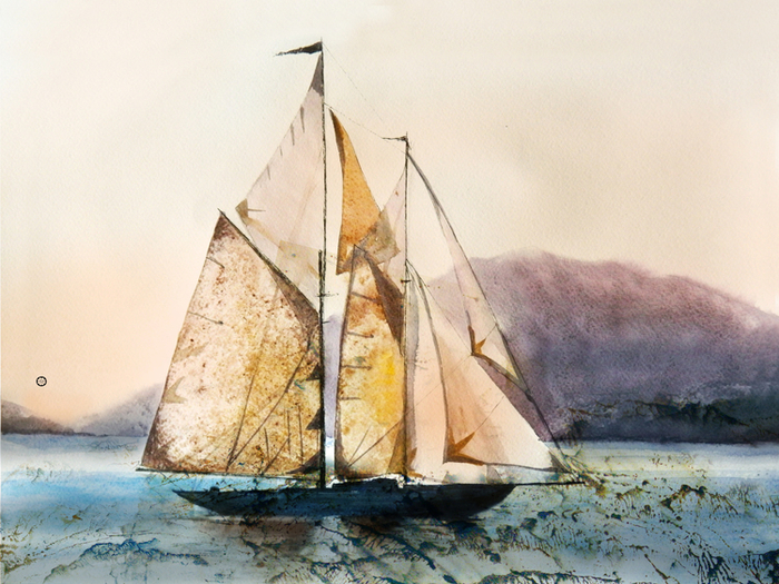 "Весеннее море".