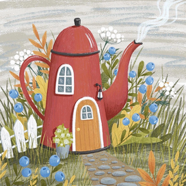Иллюстрация «Дом-чайник»
