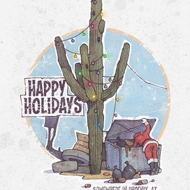 Праздничный кактус