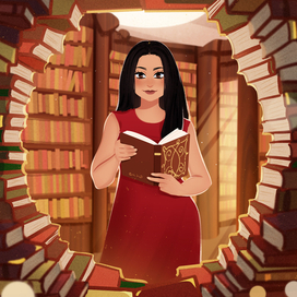 Настоящая книжная фанатка