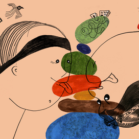 Иллюстрация к тибетской сказке