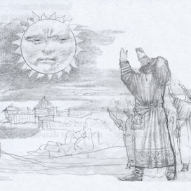 Поклонение (эскиз)