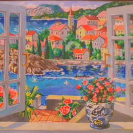 Европейский пейзаж. Копия.