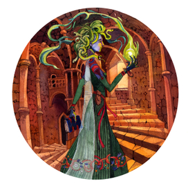 средневековая ведьма