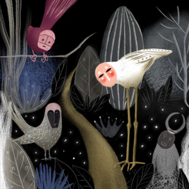 Лесные птицы