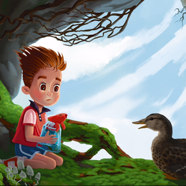 The Duck tells a windy story