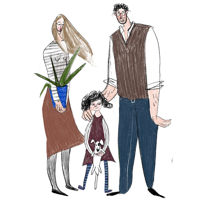 Семья для книги