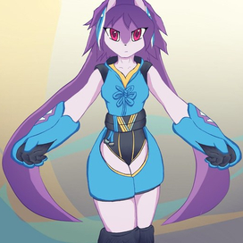 Lilac из игры "Freedom planet"