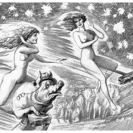 "Master and Margarita" M. Bulhakov - "Margarita and Natasha"