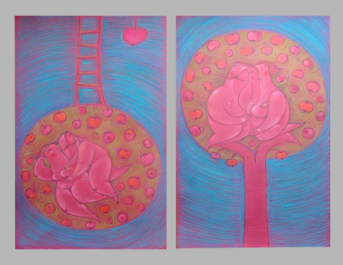 Парочка в яблочках