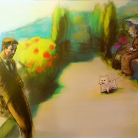 По Чехову "Дама с собачкой"