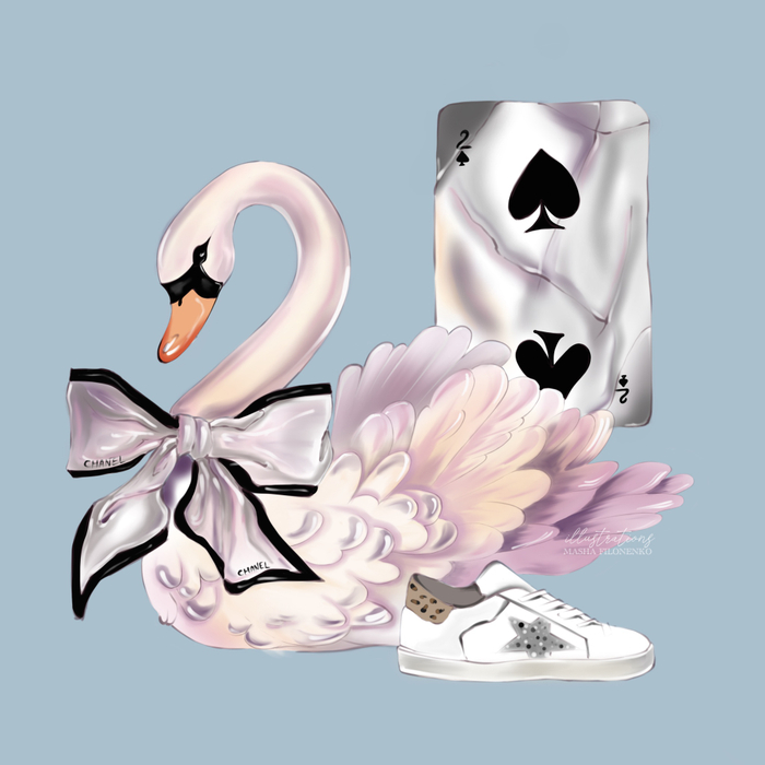 Fashion лебедь